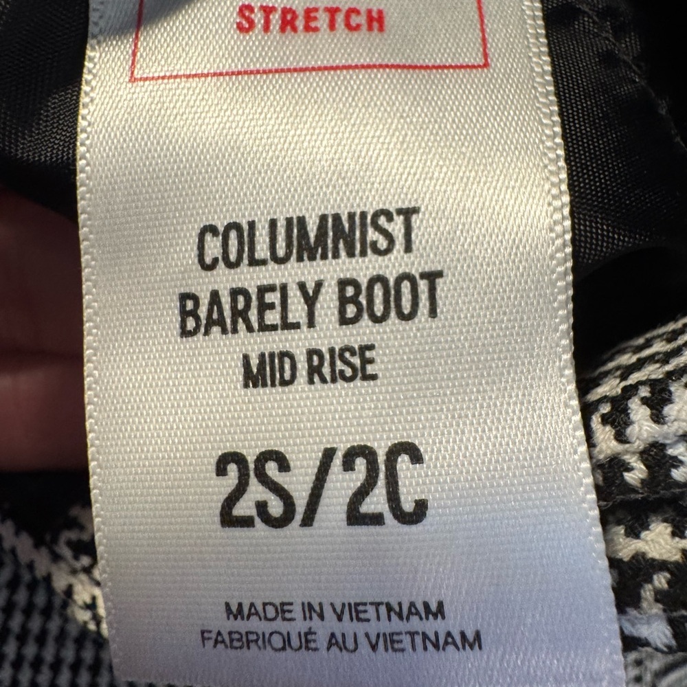 Express Black and White Plaid Trousers - Picture 5 of 7